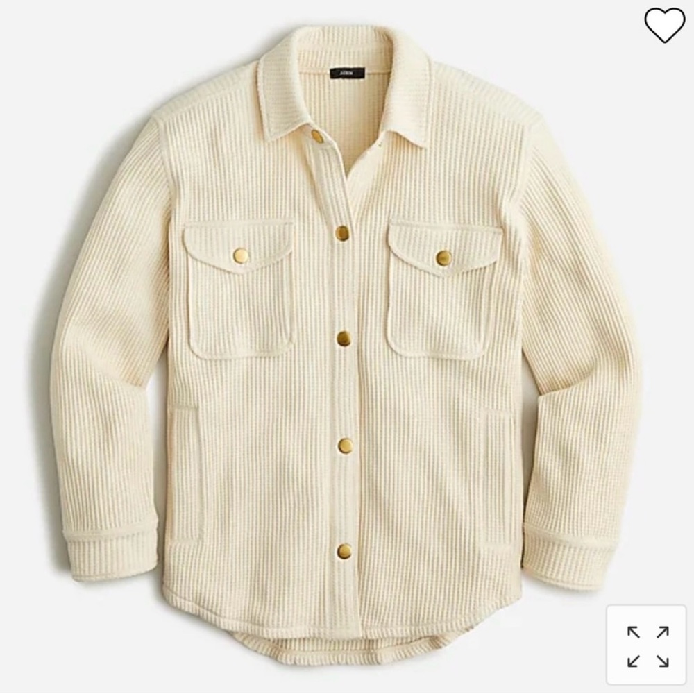 J. Crew Cream Button Down Shirt Size XS